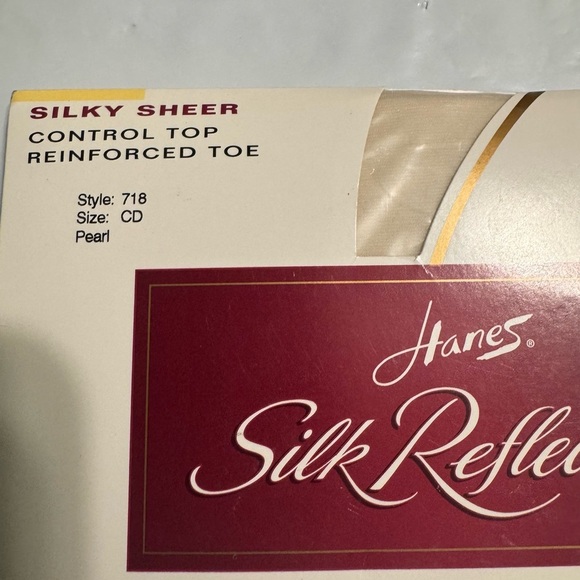 Hanes Silk Reflections Hosiery Size CD Pearl, Jet, Barely There, Navy NWT - Picture 11 of 15